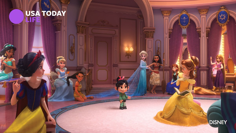 The first image of the princess scene in Wreck-It Ralph 2.